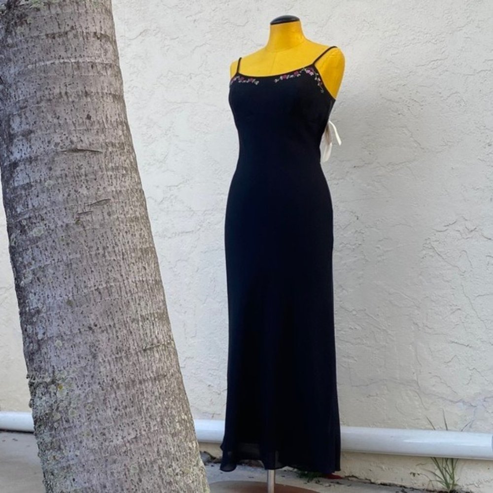 Vintage JESSICA MCCLINTOCK Gunne Sax little black